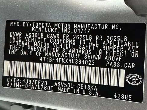 Used 2017 Toyota Camry SE FWD image 23