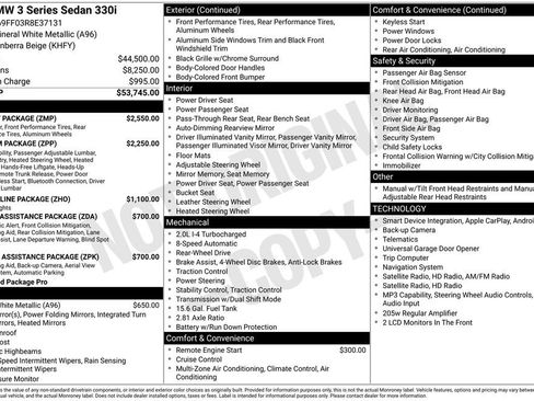 Used 2024 BMW 330i Sedan w/ M Sport Package RWD image 7