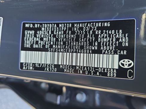 Used 2023 Toyota Corolla SE image 36