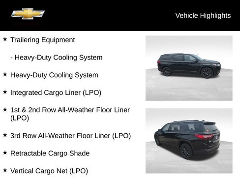 Used 2019 Chevrolet Traverse RS w/ LPO, Floor Liner Package AWD/4WD image 20