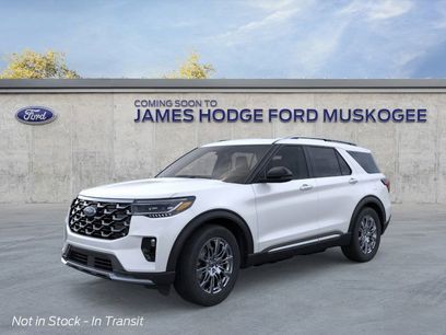 New 2025 Ford Explorer Platinum