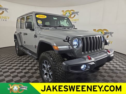 Used 2022 Jeep Wrangler Unlimited Rubicon w/ LED Lighting Group image 1