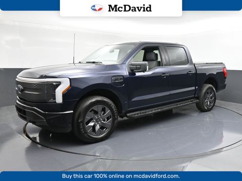 Used 2023 Ford F150 Lightning XLT w/ Equipment Group 312A High image 1