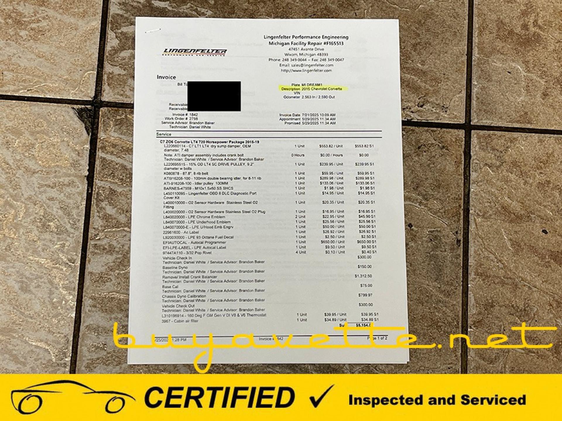 Used 2015 Chevrolet Corvette Z06 w/ 3LZ Preferred Equipment Group RWD image 30