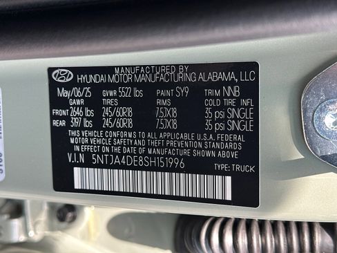 New 2025 Hyundai Santa Cruz SE image 28