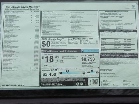 New 2026 BMW M4 xDrive Competition image 2
