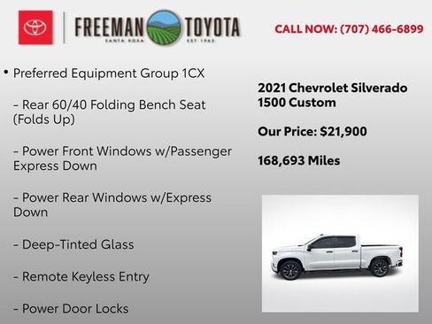Used 2021 Chevrolet Silverado 1500 Custom AWD/4WD image 5
