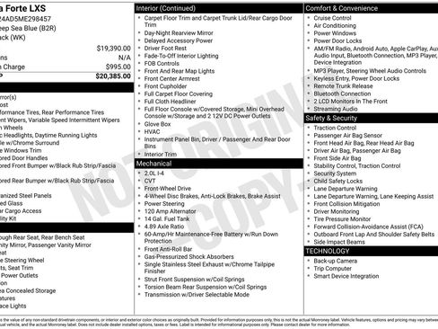 Used 2021 Kia Forte LXS image 14