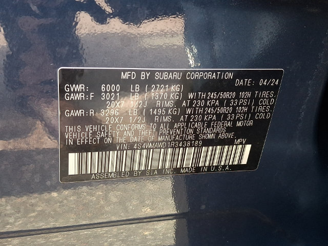 Used 2024 Subaru Ascent Touring AWD/4WD image 30