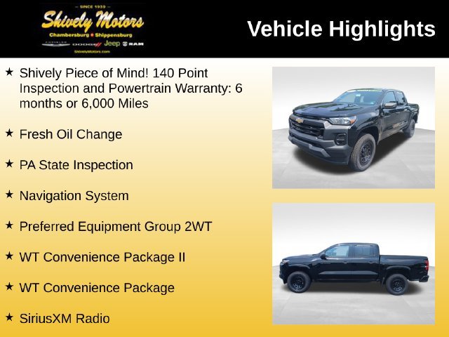 Used 2023 Chevrolet Colorado W/T w/ WT Convenience Package II RWD image 7