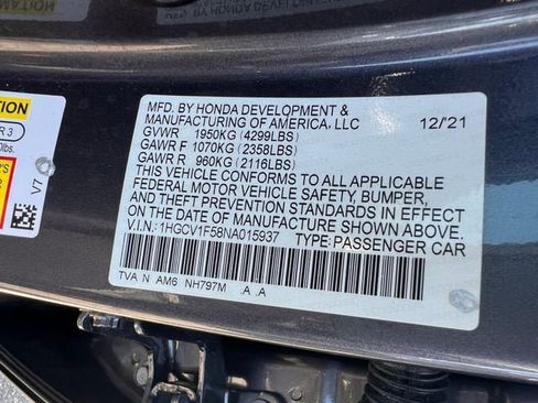 Used 2022 Honda Accord EX-L image 37