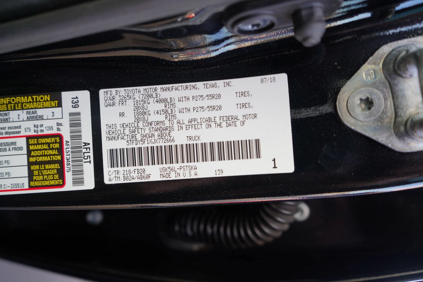 Used 2018 Toyota Tundra SR5 AWD/4WD image 11