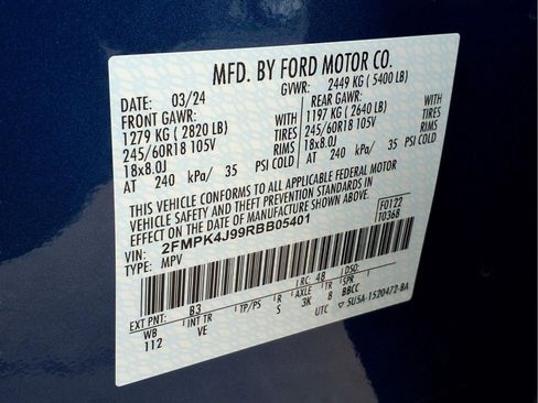 Used 2024 Ford Edge SEL w/ Convenience Package AWD/4WD image 23
