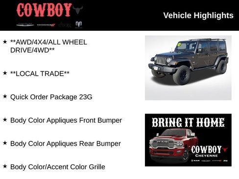 Used 2018 Jeep Wrangler Unlimited Sahara image 2