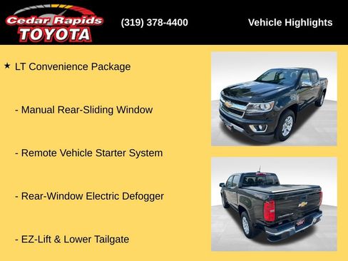 Used 2017 Chevrolet Colorado LT w/ Luxury Package, Chrome AWD/4WD image 30