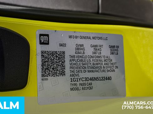 Used 2022 Chevrolet Corvette Stingray w/ Z51 Performance Package image 49