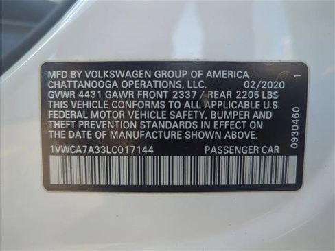 Used 2020 Volkswagen Passat 2.0T SEL image 24