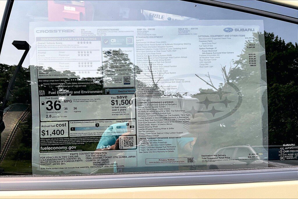 New 2026 Subaru Crosstrek 2.5i Limited AWD/4WD image 12