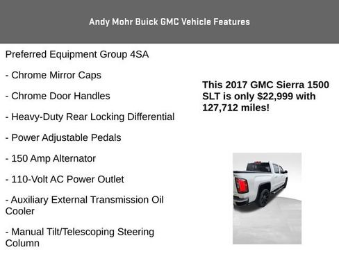 Used 2017 GMC Sierra 1500 SLT w/ SLT Premium Package image 12