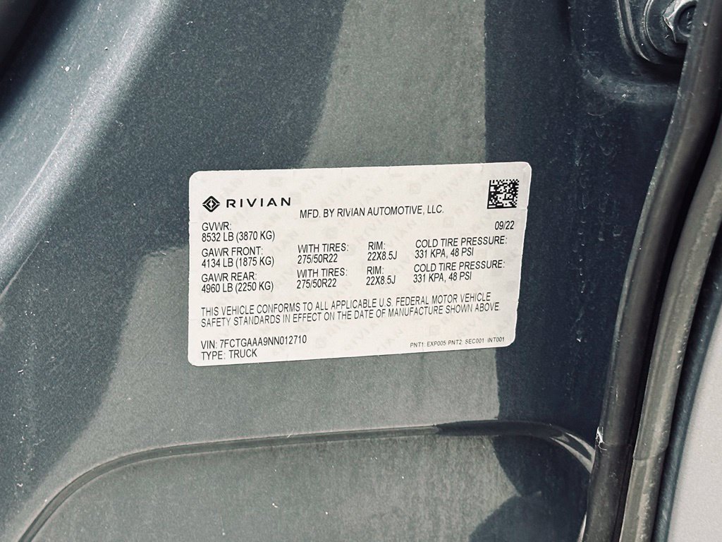 Used 2022 Rivian R1T Adventure AWD/4WD image 44