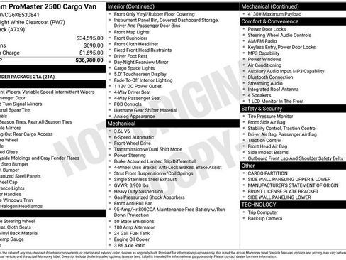 Used 2019 RAM ProMaster 2500 image 7