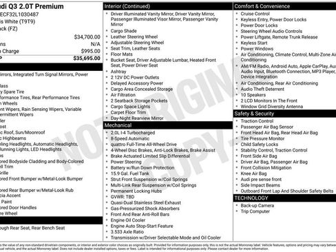 Used 2020 Audi Q3 2.0T Premium image 11