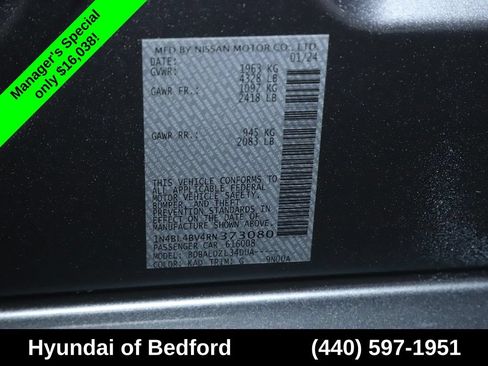 Used 2024 Nissan Altima 2.5 S FWD image 20
