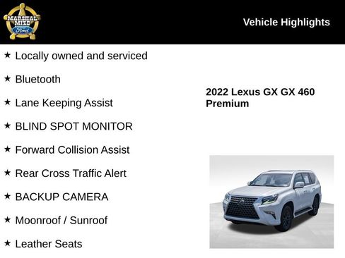 Used 2022 Lexus GX 460 Premium w/ Premium Package AWD/4WD image 2