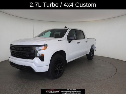 Used 2023 Chevrolet Silverado 1500 Custom w/ LPO, Dark Essentials Package AWD/4WD image 2
