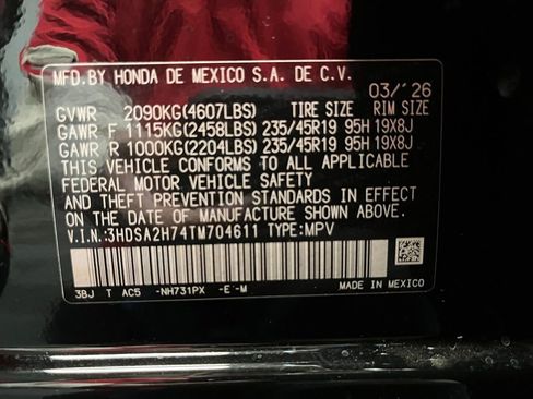 New 2026 Acura ADX A-Spec AWD/4WD image 24