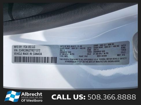 New 2026 Chrysler Pacifica Select w/ S Appearance Package AWD/4WD image 36