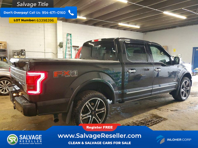 Used 2015 Ford F150 Platinum w/ Technology Package AWD/4WD image 4