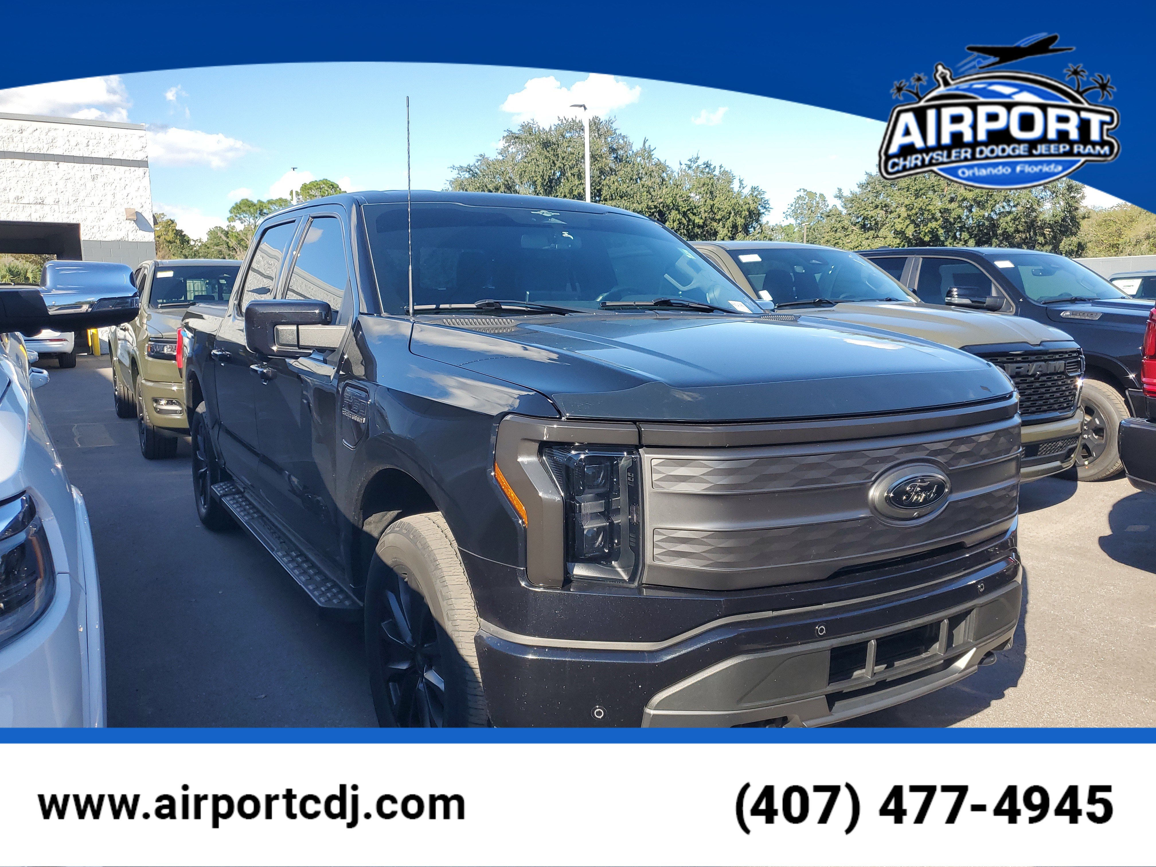 Used 2023 Ford F150 Lightning Lariat AWD/4WD image 1