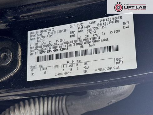 Used 2022 Ford F150 XL w/ Equipment Group 101A High AWD/4WD image 30