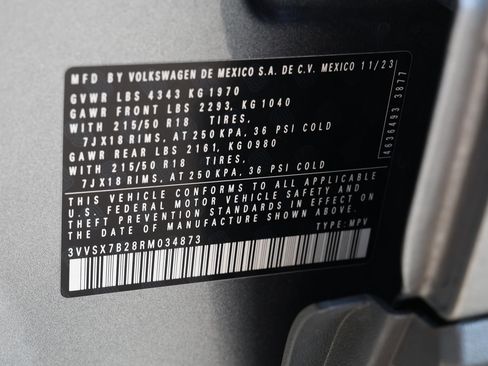 Used 2024 Volkswagen Taos SE FWD image 35