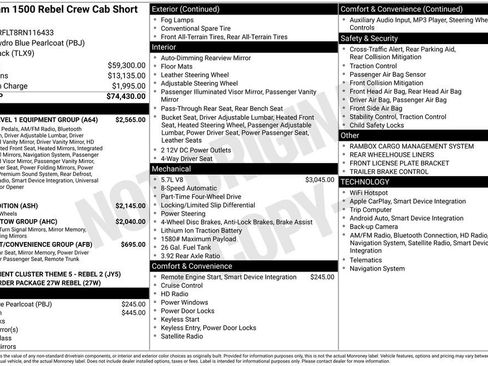 Used 2024 RAM 1500 Rebel w/ Rebel Level 1 Equipment Group image 39