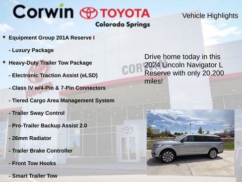 Used 2024 Lincoln Navigator L Reserve AWD/4WD image 7