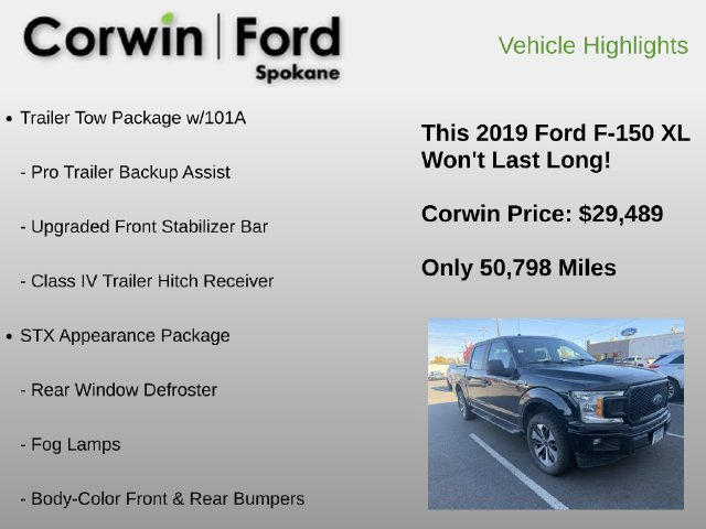 Used 2019 Ford F150 XL w/ Equipment Group 101A Mid AWD/4WD image 6