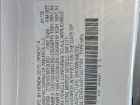 New 2026 Honda Odyssey EX-L image 19