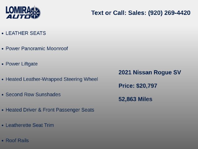 Used 2021 Nissan Rogue SV AWD/4WD image 9