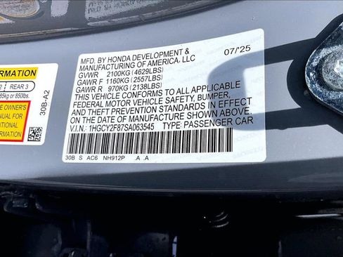 Certified 2025 Honda Accord Touring image 14
