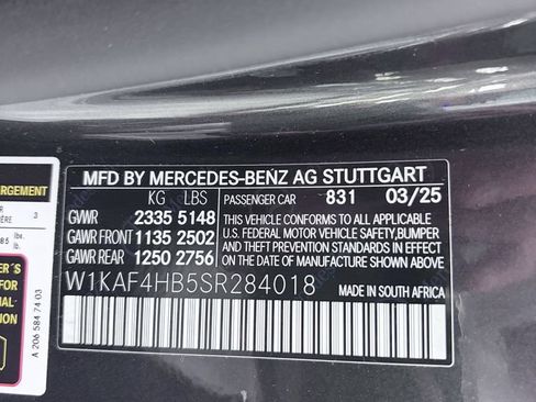 Used 2025 Mercedes-Benz C 300 4MATIC Sedan w/ Exclusive Trim Package image 26