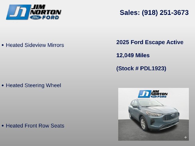 Used 2025 Ford Escape Active w/ Cold Weather Package FWD image 14