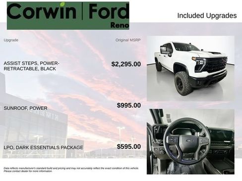 Used 2026 Chevrolet Silverado 2500 ZR2 w/ LPO, Dark Essentials Package AWD/4WD image 3