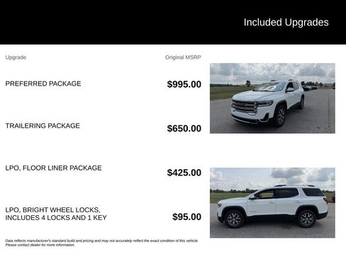 Used 2022 GMC Acadia SLT w/ Preferred Package AWD/4WD image 6