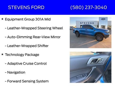 Used 2021 Ford Ranger XLT w/ Equipment Group 301A Mid image 12