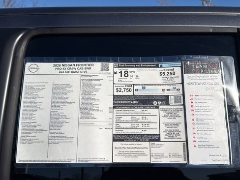 New 2026 Nissan Frontier PRO-4X image 12