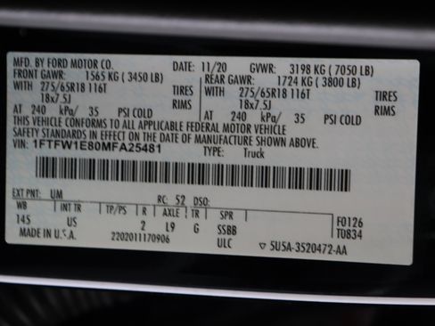 Used 2021 Ford F150 XLT w/ Equipment Group 302A High AWD/4WD image 44