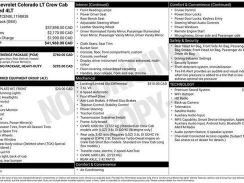 Used 2020 Chevrolet Colorado LT w/ LT Convenience Package AWD/4WD image 42