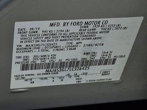 Used 2020 Ford EcoSport SE w/ SE Convenience Package AWD/4WD image 33